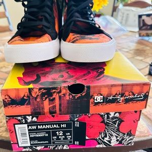 DC High top special edition Andy Warhol shoes.